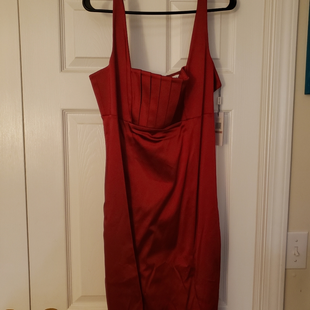 Red Calvin Klein Dress